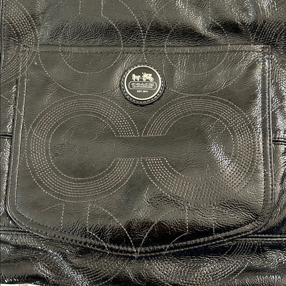 Elegant Coach Black Tote Bag - Picture 11 of 14